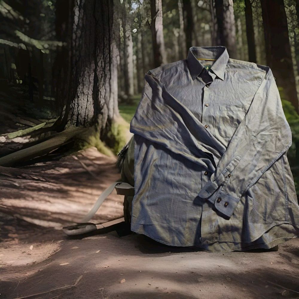 Robert Talbott Check Patterned Brown Black Blue S… - image 1